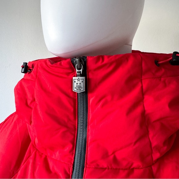 SOLD ✅ China Official Olympic Team Heavy Winter Parka Men’s XL Red - Picture 5 of 15